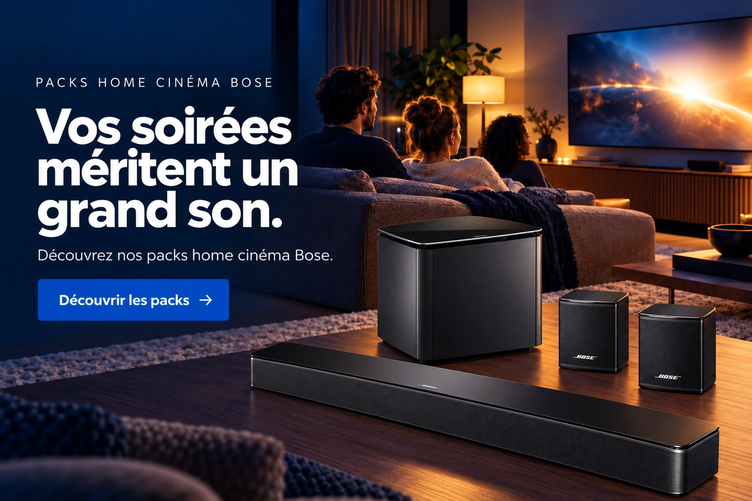 Packs home cinéma Bose — Découvrir les packs