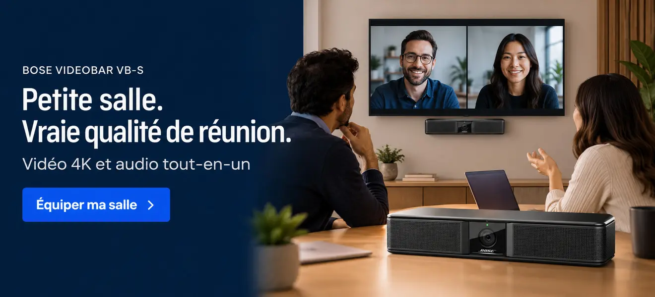 Bose Videobar VB-S — Équiper ma salle de réunion