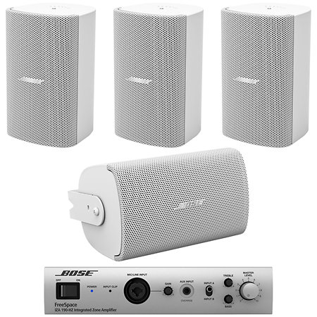 Système de sonorisation Bose FreeSpace AudioPack Pro S4W Blanc