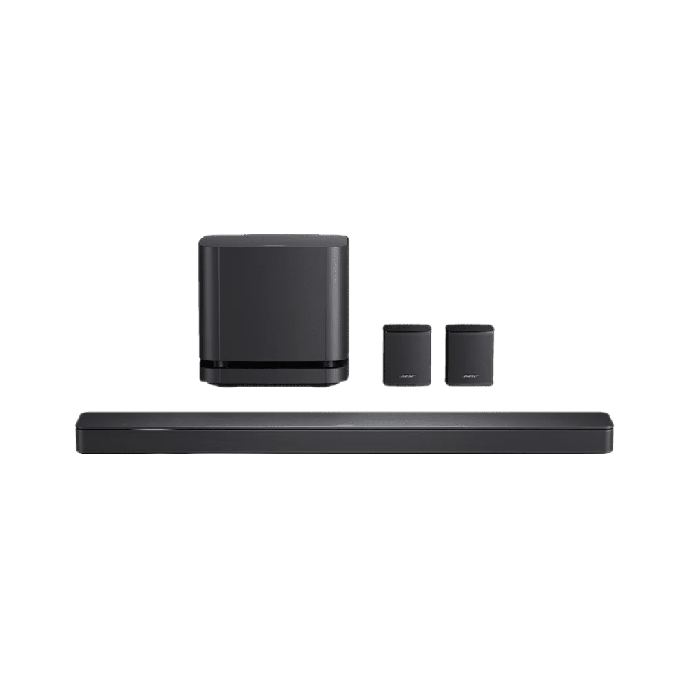 Pack home-cinéma Bose Soundbar 500 + Bass Module 500 + enceintes Surround sans fil
