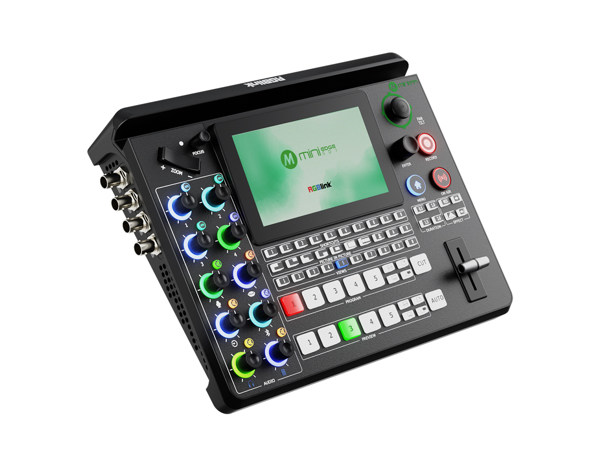 RGBlink Mini-edge SDI : Régie Vidéo Multicam Intégrée – Commutation Multi-Format, Streaming USB 3.0 et Mixage Audio Avancé - Image 2