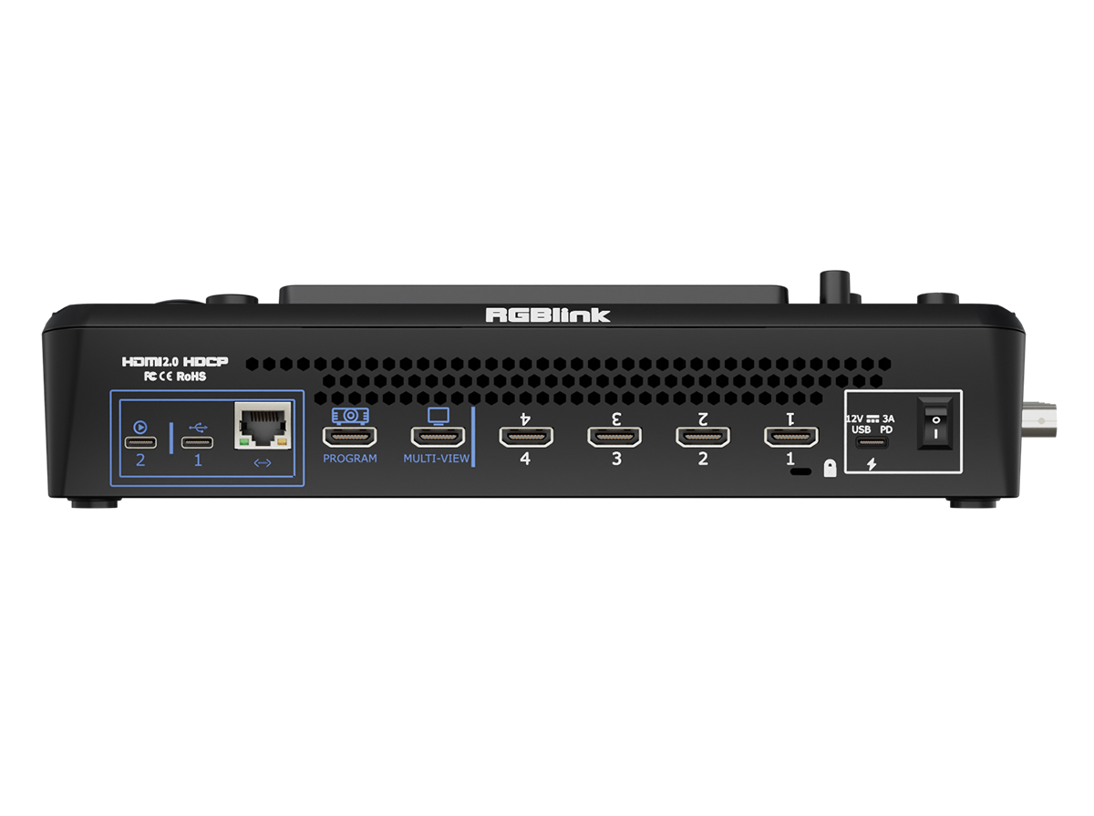 RGBlink Mini-edge SDI : Régie Vidéo Multicam Intégrée – Commutation Multi-Format, Streaming USB 3.0 et Mixage Audio Avancé - Image 3