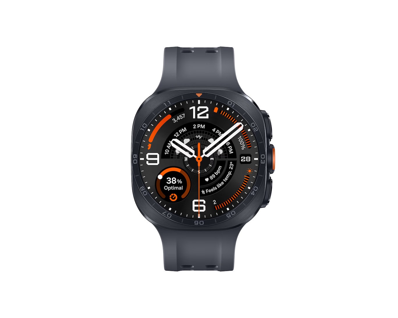 Samsung Galaxy Watch Ultra2 – Montre connectée 47 mm LTE titane, AMOLED 5 000 nits, 10 ATM – Titanium Gray - Image 2