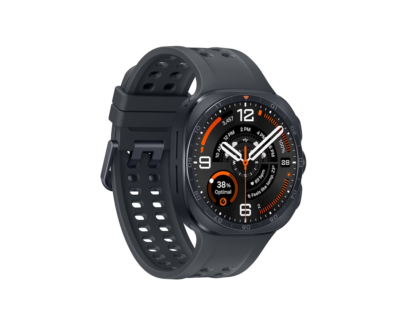 Samsung Galaxy Watch Ultra2 – Montre connectée 47 mm LTE titane, AMOLED 5 000 nits, 10 ATM – Titanium Gray